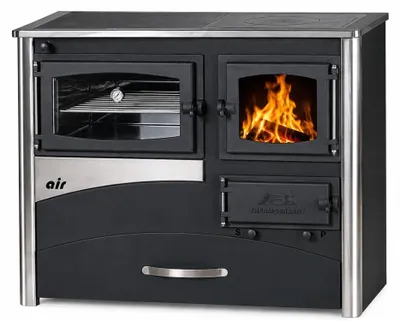 Obrázok produktu pre Festbrennstoffkocher Concept 2 Air 12kW INOX - pravý