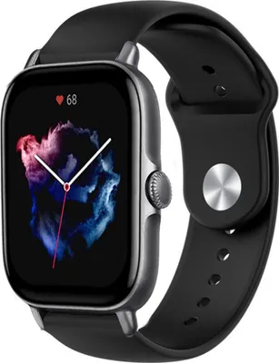 Produktbild von Strap-it Amazfit GTS 3 Sportarmband (Schwarz)