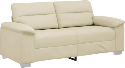 Produktbild von 2-Sitzer-Sofa Creme 180x81x84 cm Kunstleder