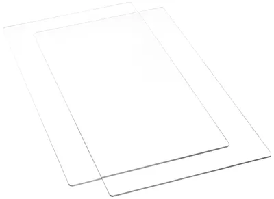 Schneidplatten transparent, 1 Paar, für Big Shot Plus