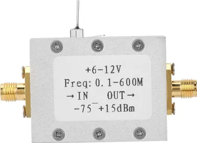 Zdjęcie produktu dla AD8307 Miernik mocy RF Logarytmiczny detektor testowy 0.1-600M -75~+15dBm Moduł z obudową