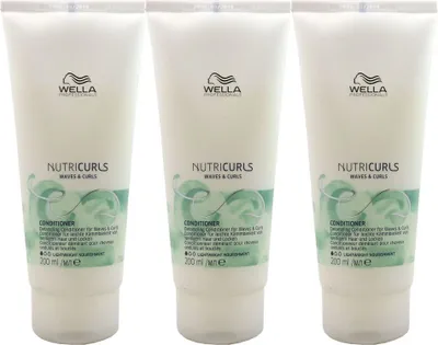 Produktbild von Wella Nutricurls Conditioner für welliges Haar und Locken 3 x 200 ml Set