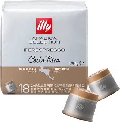 Produktbild von Illy Arabica Selection Costa Rica Kapseln 18 Stück Iperespresso Kaffee