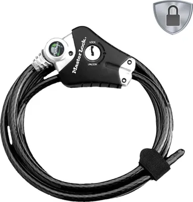 Produktbild von Master Lock Python anpassbares Kabelschloss 10mm 8428EURDPRO