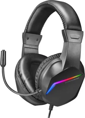 Produktbild von Mars Gaming MH122, Kabelgebunden, 18 - 20000 Hz, Gaming, 235 g, Kopfhörer, Schwarz