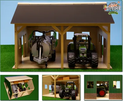 Produktbild von Detský glóbus Stodola pre traktory 1:16 Drevo 610338