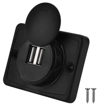 USB-Steckdose 12 V, 3,1 A, Dual-USB-Ladegerät für Fahrzeuge