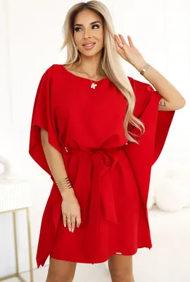 Obrázek produktu pro Numoco Dámské mini šaty Soffiao červená L/XL
