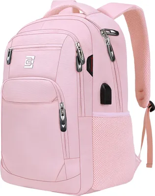 Produktbild von MODFU Rucksack Schule Arbeit & Freizeit Outdoor Sport Wandertasche Fahrradrucksack Laptoprucksack Daypack 33X48X20CM Rosa