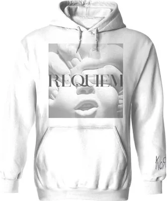 Image de Korn - Sweat à capuche "Requiem" pour homme/femme unie PH1411 (M) (Blanc)