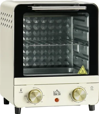 Produktbild von Kompaktbackofen 15L, 1000W, höhenverstellbares Backblech, Gitterrost, Cremeweiß