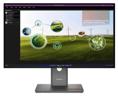 Obrázok produktu pre Lenovo ThinkVision P27Q-40, 68,6 cm (27"), 2560 x 1440 px, Quad HD, LED, 6 ms, Čierna