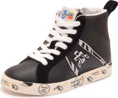 Image de 4590Az Sneaker Ragazza/Bimba Premiata Sera Junior Black