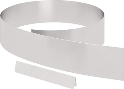Produktbild von Raseneinfassung 4 pcs Silber 450 x 0,05 x 15 cm Edelstahl