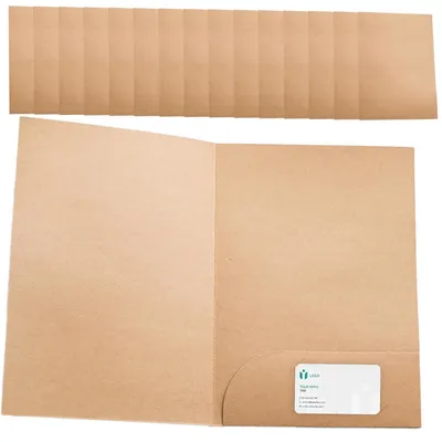 Productafbeelding van Documentenmap van kraftpapier, A4, bruin, 15 stuks, 50 vel per map