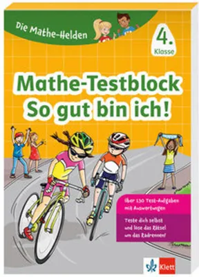 Obrázek produktu pro Klett Matematičtí hrdinové: Matematičtí hrdinové: Matematický testový blok Tak dobrý jsem! 4. Třída