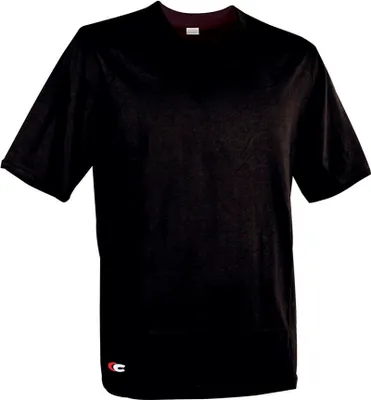 Image de T-shirt unie à manches courtes Cofra Zanzibar Noir - 2XL