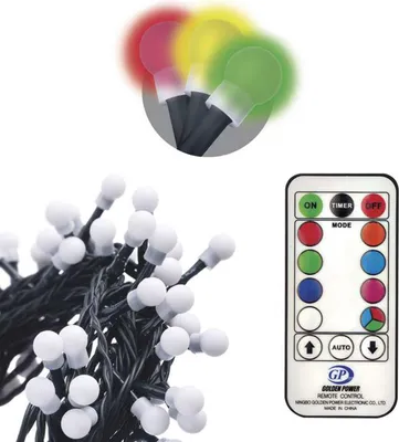 Produktbild von Emos D5AA01, Girlande, Schwarz, 10 m, 1 Stück(e)