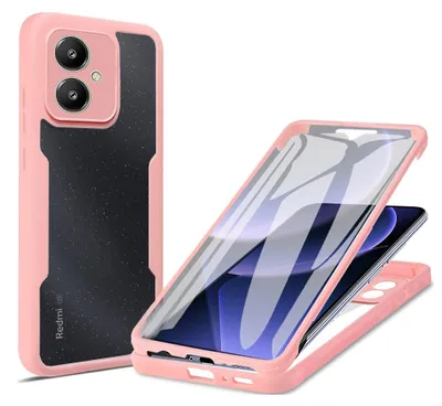 Obrázek produktu pro Techsuit ColorVerse 360 pouzdro s ochrannou fólií pro Xiaomi Redmi 13C 5G - Růžové