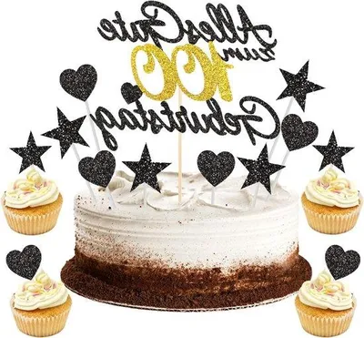 Immagine prodotto di Decorazioni di compleanno per i 100 anni, per uomini e donne