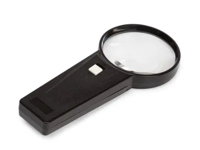 Image de Loupe avec lumière 2X 4X
