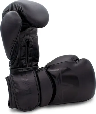 Produktbild von Boxhandschuhe Wrist Star Schwarz 10oz