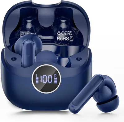 Produktbild von In Ear Kopfhörer Bluetooth 5.4 Kabellose Kopfhörer mit 6 ENC Mic, Adaptive Geräuschunterdrückung Noise Cancelling Ear Buds, 40Std, USB-C, IP7 Ohrhörer