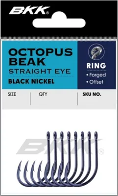 Produktbild von BKK OCTOPUS BEAK Straight Eye - Einzelhaken, Größe/Packungsinhalt:Gr. 3/0 / 8 Stück