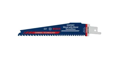 Image de 1 Lame de scie sabre Expert Carbure Démolition bois et métal S 967 XHM - 150 mm - BOSCH - 2608900396