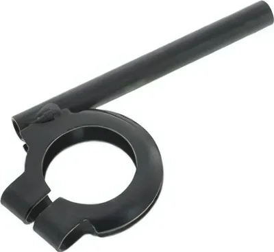 Produktbild von Simson Blinkleuchtenhalter, vorderer - schwarz - ø 10 mm - S50, S51, S70 mit M8-Innengewinde