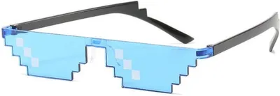 Produktbild von Jumada's – Thug Life Sonnenbrille – Festival-Sonnenbrille – Blau