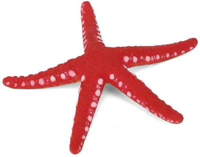Obrázek produktu pro Hračka ve tvaru červené mořské hvězdice pro akvária, 10,5 cm