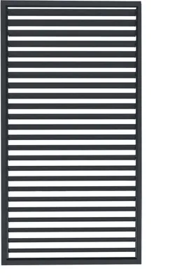 Image de Paroi à lamelles AXI Raya Pergola 1 m en aluminium | 93 x 235 cm | Pour pergola AXI Raya | Protection contre le soleil | Pour plus d'intimité | Paroi latérale en aluminium