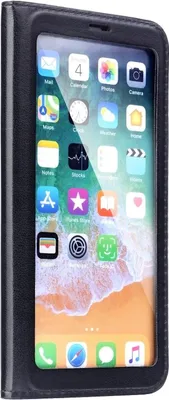 Image de Full View Coque de téléphone portable Accessoires 360 degrés Etui avec écran Coque Protection pour iPhone X en noir @cofi1453