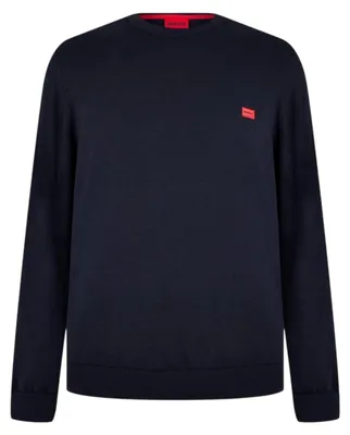 Productafbeelding van Hugo Boss - "Cassius C" trui voor heren, model GT24326 (maat S), kleur marineblauw