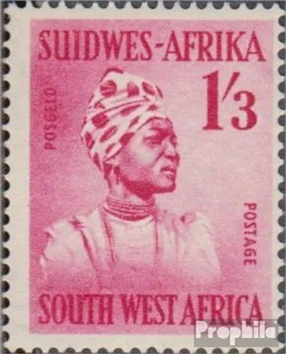 Produktbild von Briefmarken Namibia - Südwestafrika 1954 Mi 286 mit Falz Felszeichnungen