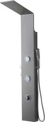 Produktbild von Verchromtes Duschpaneel mit Hydromassage und Regenduschkopf