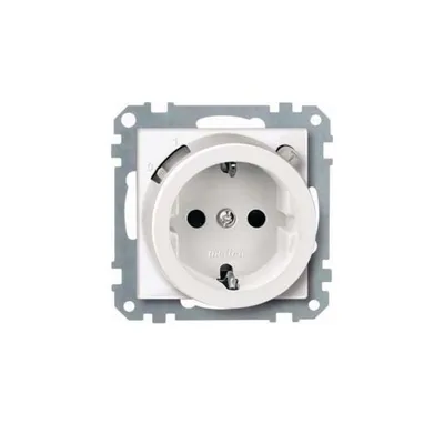 Immagine prodotto di MERTEN FI-SCHUKO inserto per presa di sicurezza 233819 Sistema M bianco polare lucido 233819 233819 (233819)