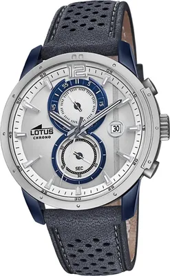 Produktbild von Lotus Leder Chrono Herren Uhr L18367/1 Armband-Uhr blau Sport Khrono D2UL18367/1