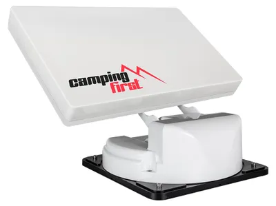 Produktbild von Camping first Satmex Flat 2 vollautomatische Sat Twin Antenne System Satelllitenantenne Flachantenne