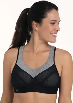 Produktbild von Anita Active PanAlp Wool Sport Bh 5555 Black/Melange - größe 75 / C