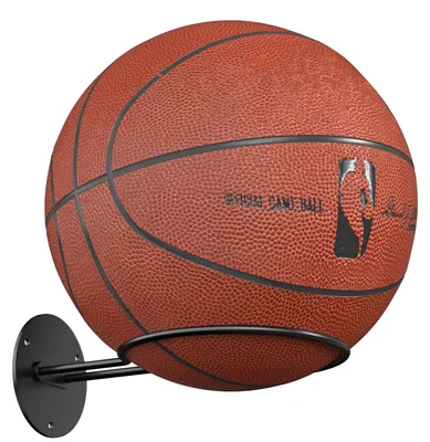 Imagen del producto de Soporte de pared para balones, color , para baloncesto, rugby, fútbol, 1 unidad, almacenamiento deportivo