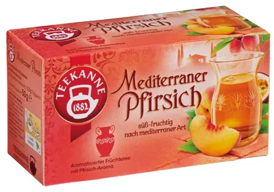 Produktbild von Teekanne Mediterraner Pfirsich 20er