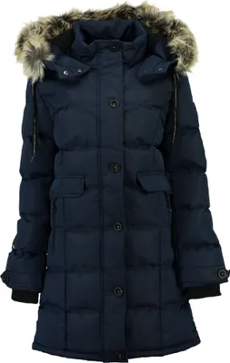 Produktbild von Geographical Norway Damen Steppjacke warme Winterjacke G-Calory, Navy, Größe M