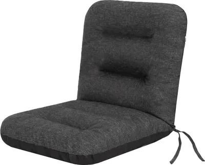 Obrázok produktu pre Natalia záhradný vankúš, vankúš na stoličku, vankúš na záhradný nábytok, vankúš na záhradný nábytok, 96 cm x 48 cm -. ČIERNY ECOLEN