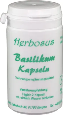 Produktbild von Herbosus Basilikum Kapseln
