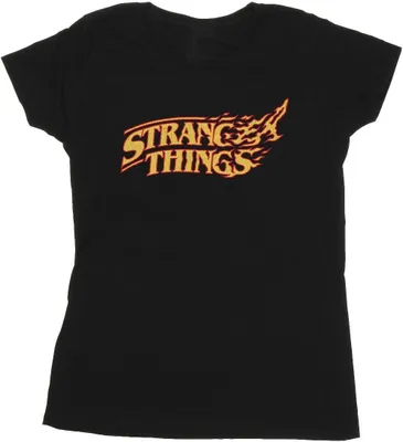 Produktbild von Netflix - "Stranger Things" T-Shirt für Damen BI40355 (XXL) (Schwarz)