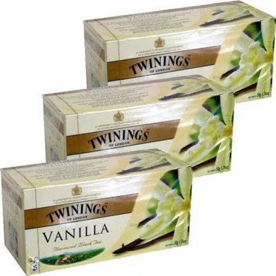 Produktbild von Twinings Teebeutel Vanilla 3 x 25 Btl. (Vanille)