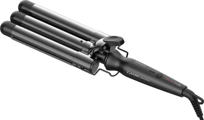 Image de GA.MA Triferro Salon Curl Fer à boucler À chaleur Noir 95 W 3 m