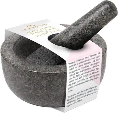 Obrázok produktu pre Ručný mlynček s tĺčikom, 1 ks, kovový, do kuchyne
